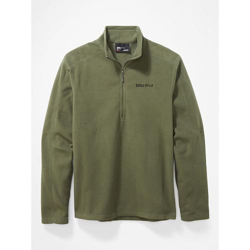 Marmot Rocklin Jackets - Mens Fleece Green CA5439681 Canada